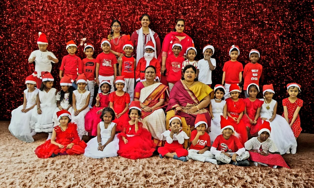 Students celebrating Christmas - image 2