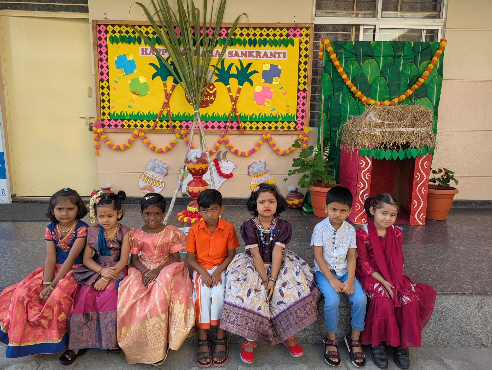 Students celebrating Makar Sankranti - image 2