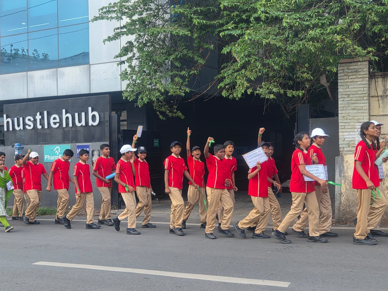 Students participating in awareness rally on World Environment Day 2026
